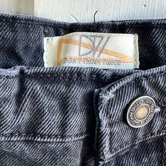 ASOS DTT High Waist Denim Shorts Black - Picture 4 of 6